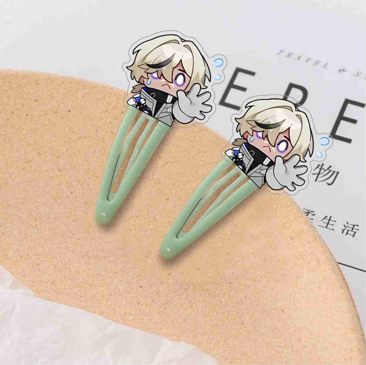 Honkai: Star Hair clip decoration student clip  price for 10 pcs