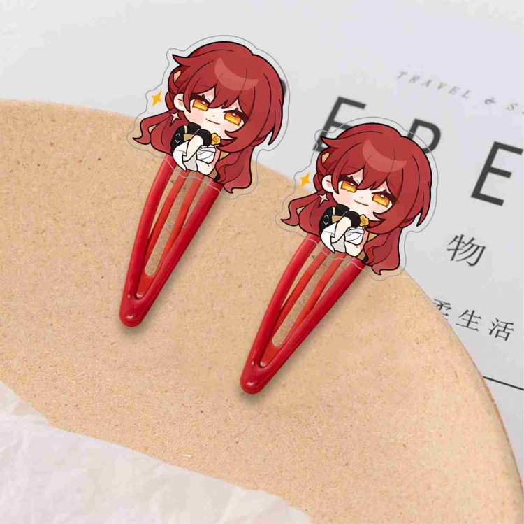 Honkai: Star Hair clip decoration student clip  price for 10 pcs