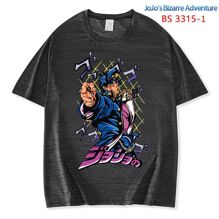JoJos Bizarre Adventure  ice silk cotton loose and comfortable T-shirt from XS to 5XL  BS-3315-1