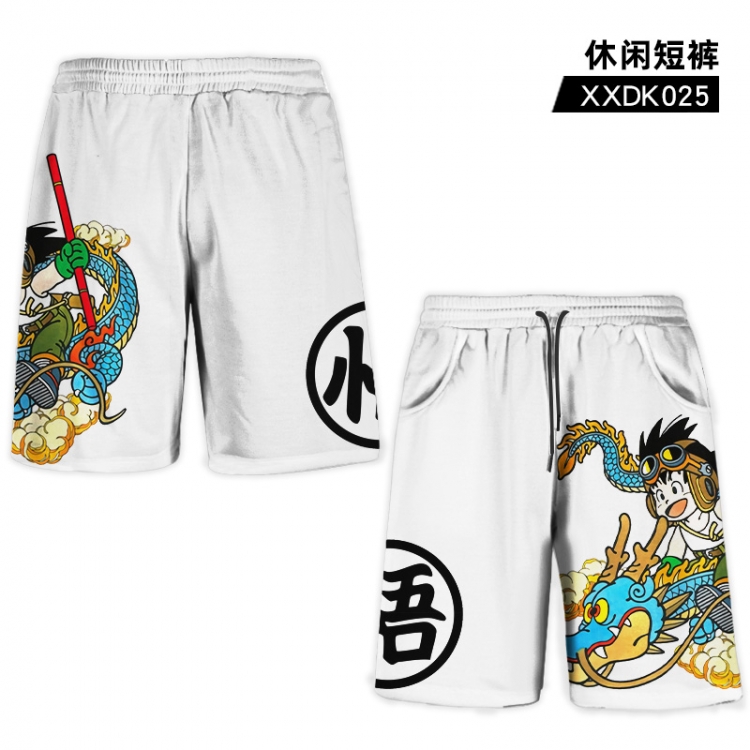 DRAGON BALL Anime casual shorts sports XL XXDK025
