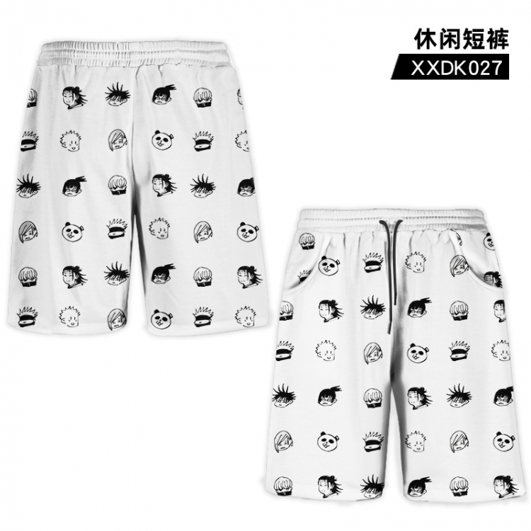 Jujutsu Kaisen Anime casual shorts sports XL XXDK027