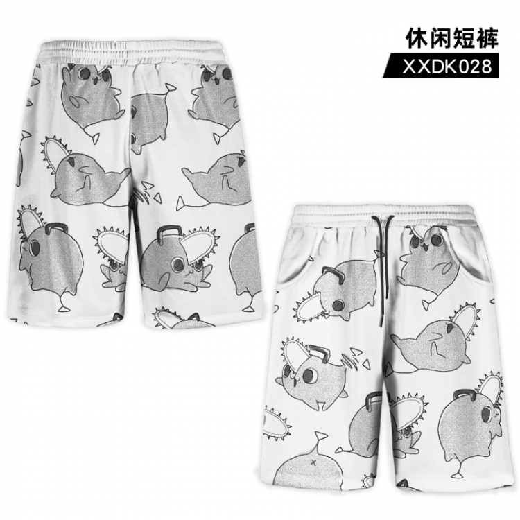 Chainsaw man Anime casual shorts sports XL XXDK028