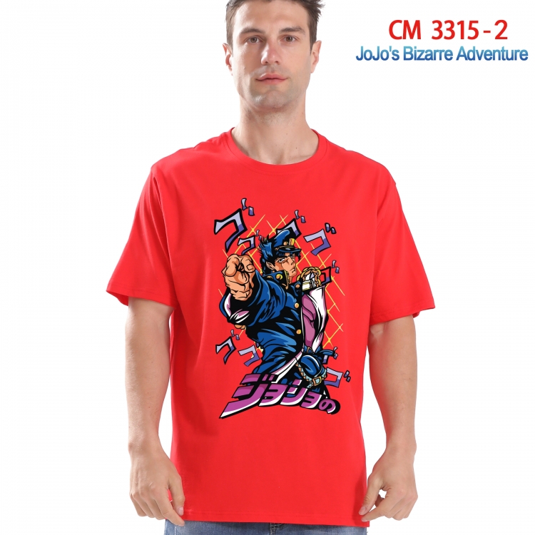 JoJos Bizarre Adventure Printed short-sleeved cotton T-shirt from S to 4XL  3315-2