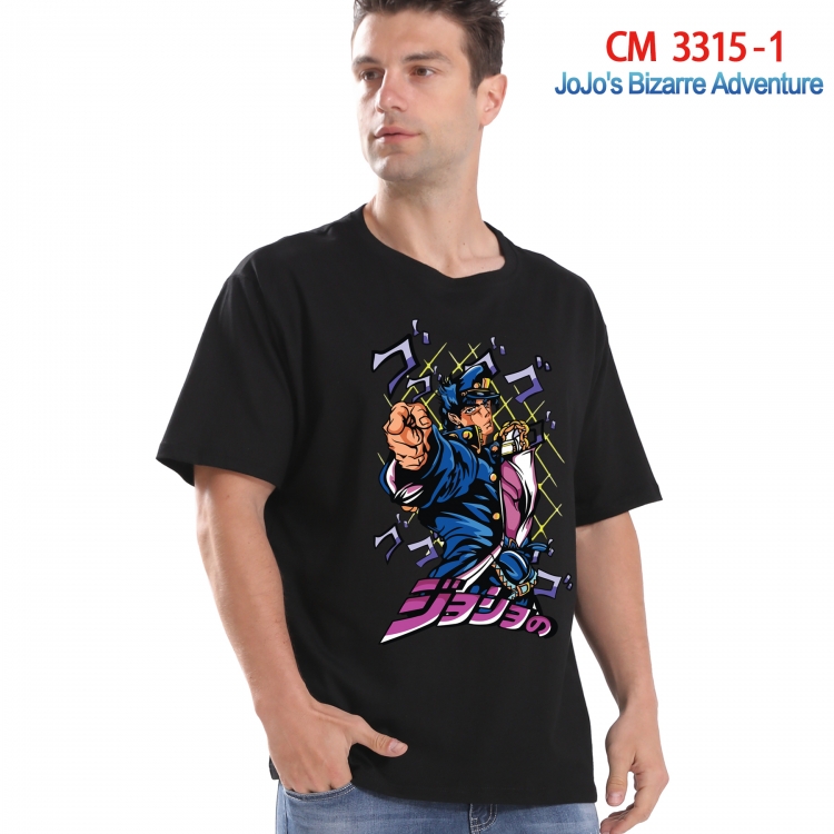 JoJos Bizarre Adventure Printed short-sleeved cotton T-shirt from S to 4XL  3315-1
