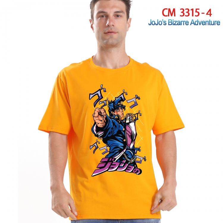 JoJos Bizarre Adventure Printed short-sleeved cotton T-shirt from S to 4XL 3315-4