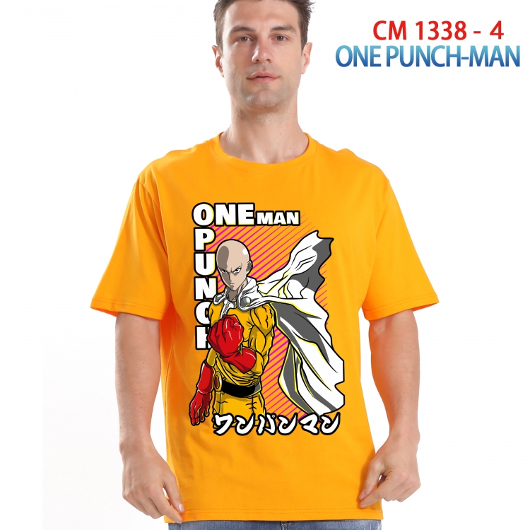 One Punch Man Printed short-sleeved cotton T-shirt from S to 4XL 1338 4