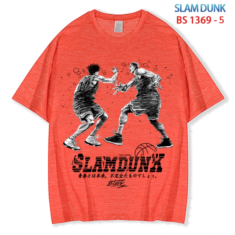 Slam Dunk ice silk cotton loose and comfortable T-shirt from XS to 5XL  BS 1369 5