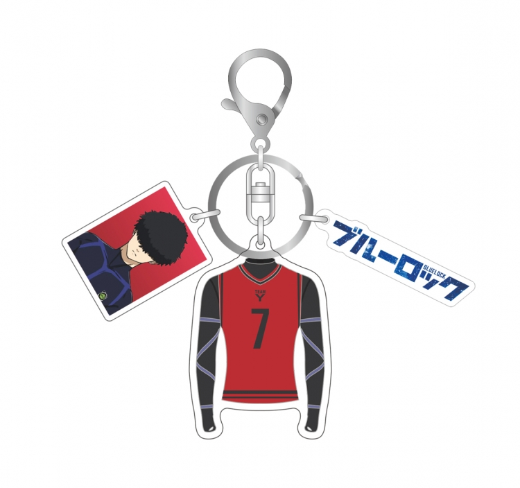 BLUE LOCK Dripping glue anime with 3 pendant keychain accessories for the surrounding area decoration price for 5 pcs
