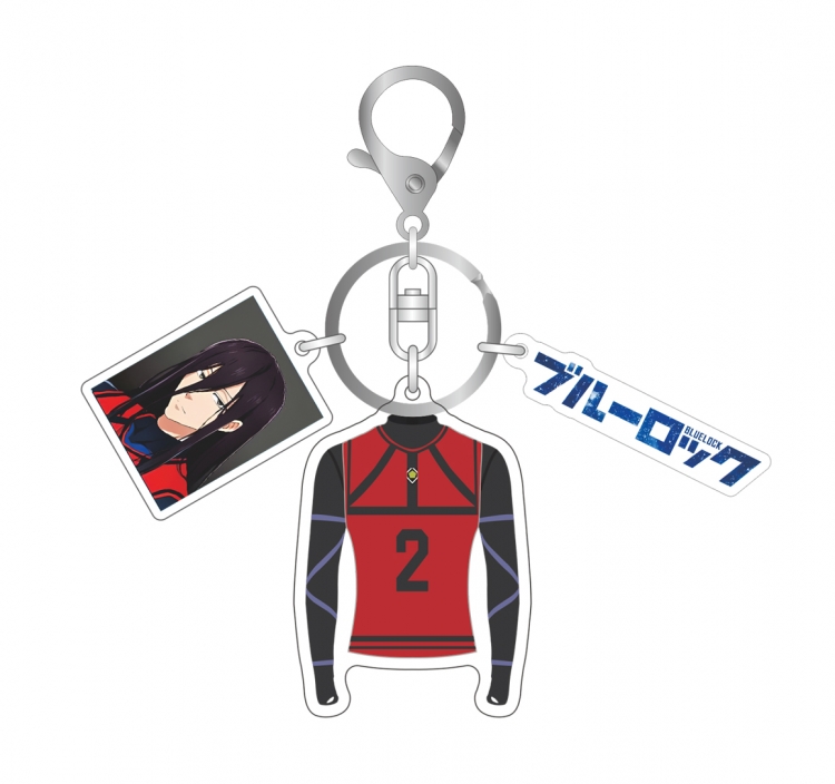 BLUE LOCK Dripping glue anime with 3 pendant keychain accessories for the surrounding area decoration price for 5 pcs