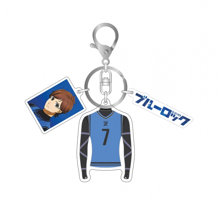 BLUE LOCK Dripping glue anime with 3 pendant keychain accessories for the surrounding area decoration price for 5 pcs