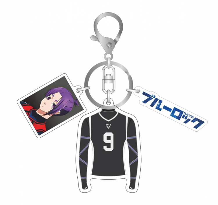 BLUE LOCK Dripping glue anime with 3 pendant keychain accessories for the surrounding area decoration price for 5 pcs
