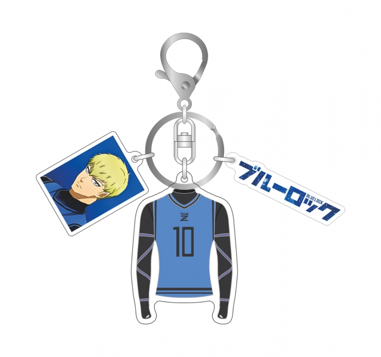 BLUE LOCK Dripping glue anime with 3 pendant keychain accessories for the surrounding area decoration price for 5 pcs