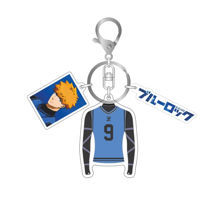 BLUE LOCK Dripping glue anime with 3 pendant keychain accessories for the surrounding area decoration price for 5 pcs