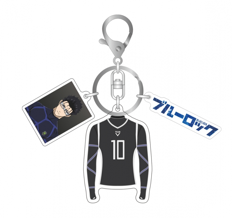BLUE LOCK Dripping glue anime with 3 pendant keychain accessories for the surrounding area decoration price for 5 pcs