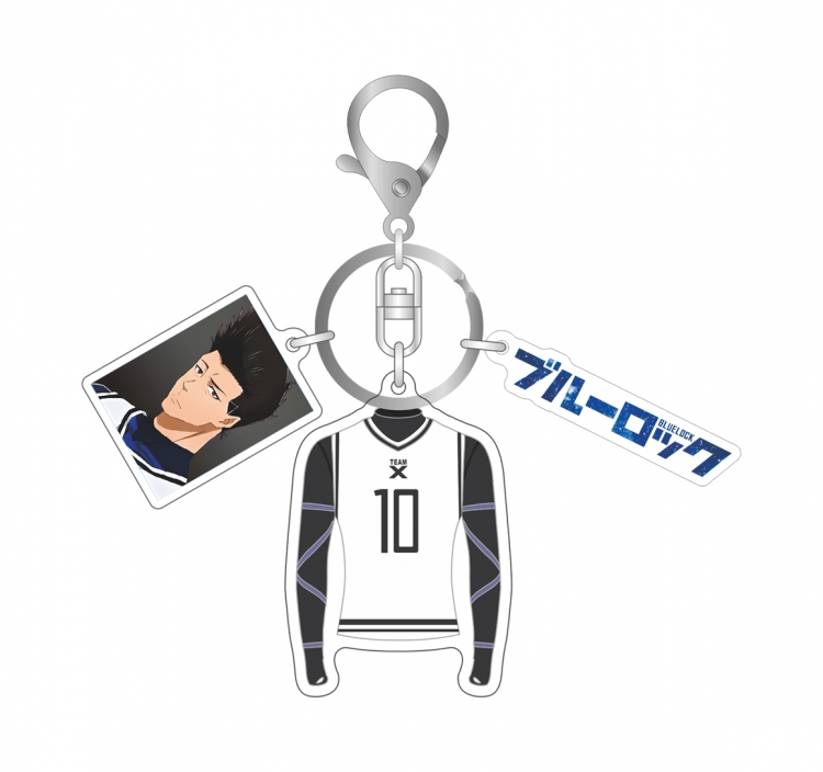 BLUE LOCK Dripping glue anime with 3 pendant keychain accessories for the surrounding area decoration price for 5 pcs