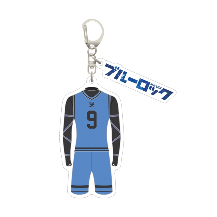 BLUE LOCK Dropping glue style 2 pendant keychain keychain bag pendant price for 5 pcs