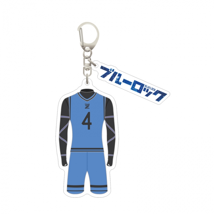 BLUE LOCK Dropping glue style 2 pendant keychain keychain bag pendant price for 5 pcs