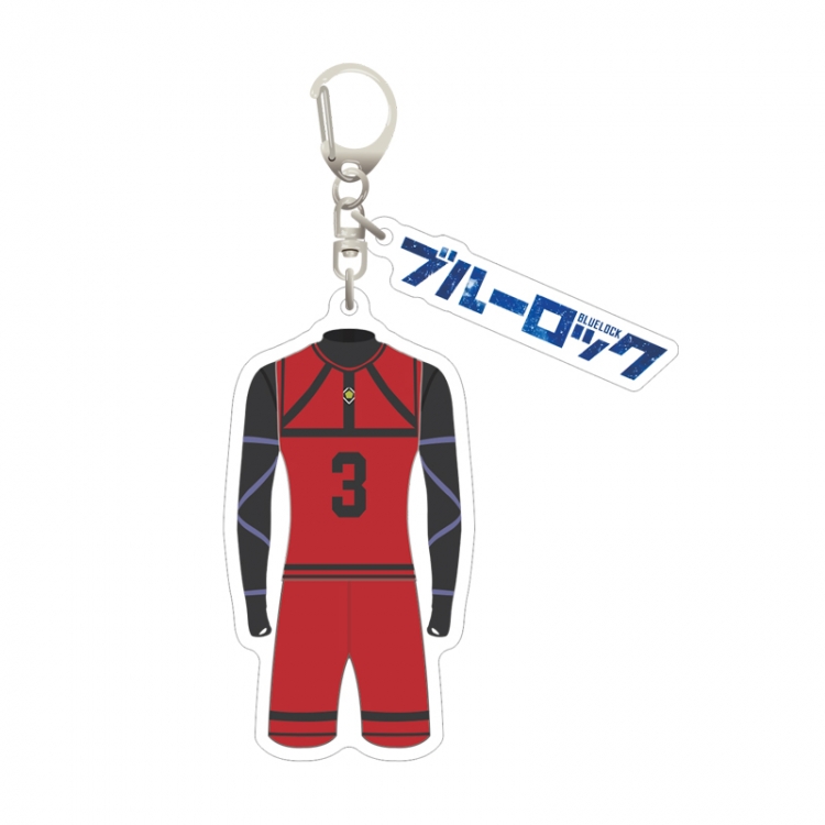 BLUE LOCK Dropping glue style 2 pendant keychain keychain bag pendant price for 5 pcs
