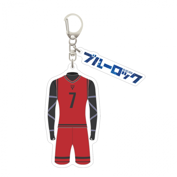 BLUE LOCK Dropping glue style 2 pendant keychain keychain bag pendant price for 5 pcs