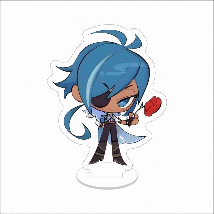 Genshin Impact Double layer Anime characters acrylic Standing Plates Keychain 10cm