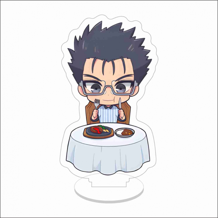 BLUE LOCK  Double layer Anime characters acrylic Standing Plates Keychain 10cm