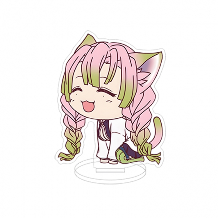 Demon Slayer Kimets Double layer Anime characters acrylic Standing Plates Keychain 10cm