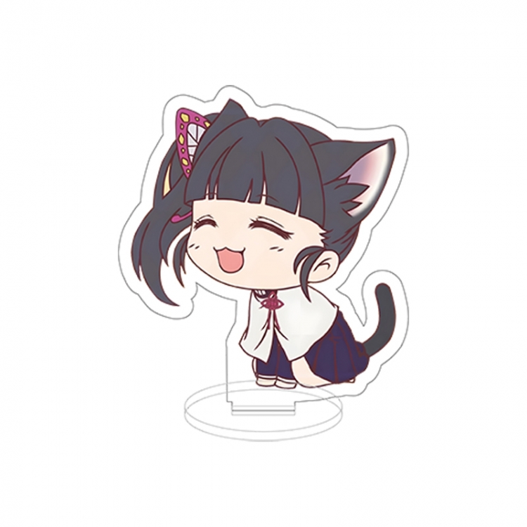Demon Slayer Kimets Double layer Anime characters acrylic Standing Plates Keychain 10cm
