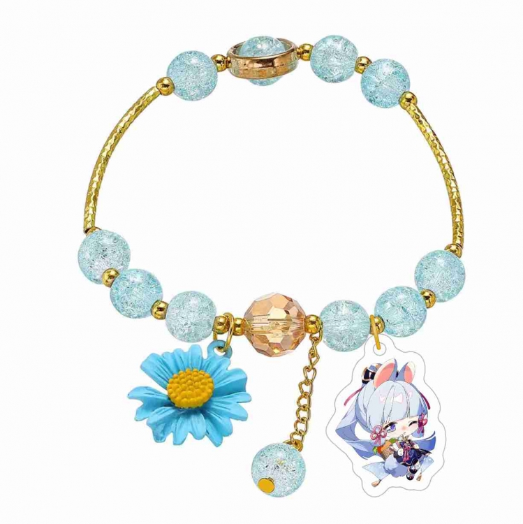 Genshin Impact Peripheral acrylic crystal bracelet gift jewelry bracelet price for 5 pcs