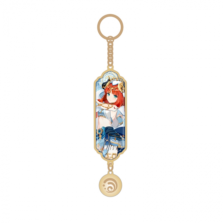 Genshin Impact Anime peripheral pendant sandwich keychain price for 5 pcs