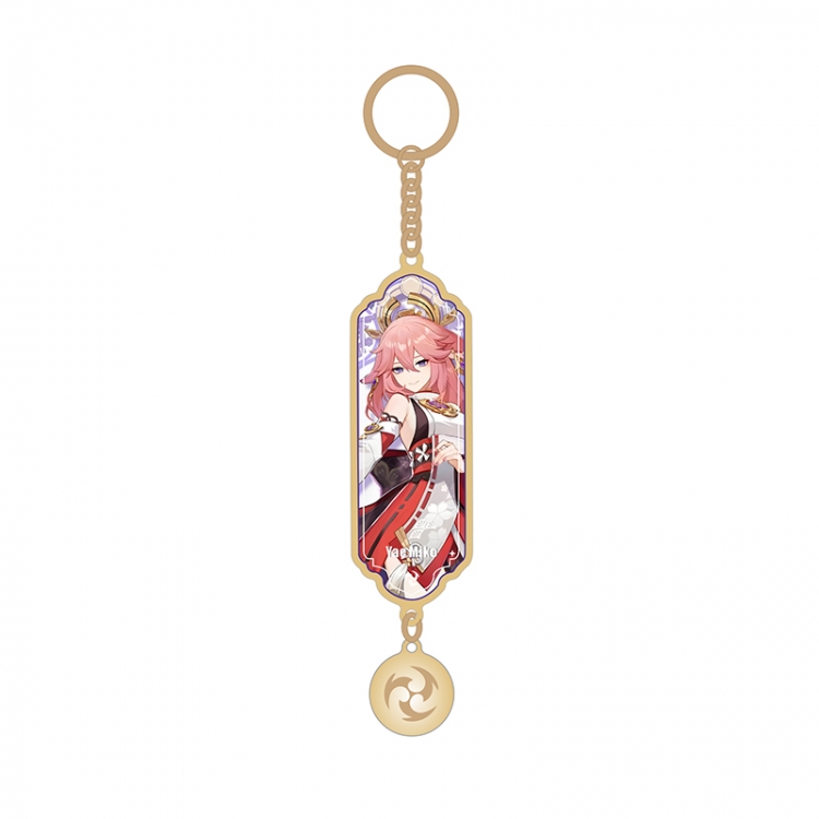Genshin Impact Anime peripheral pendant sandwich keychain price for 5 pcs