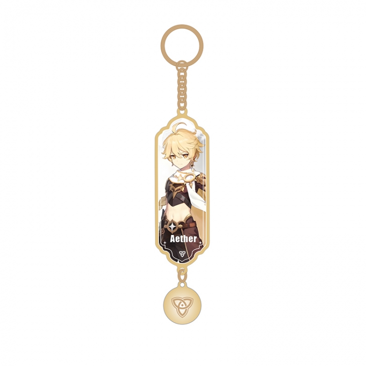 Genshin Impact Anime peripheral pendant sandwich keychain price for 5 pcs