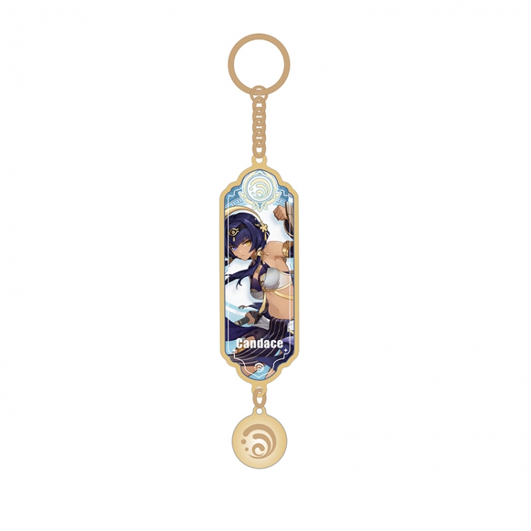 Genshin Impact Anime peripheral pendant sandwich keychain price for 5 pcs