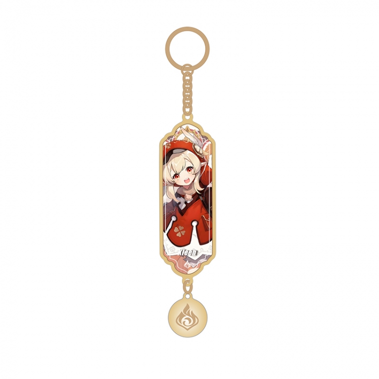 Genshin Impact Anime peripheral pendant sandwich keychain price for 5 pcs