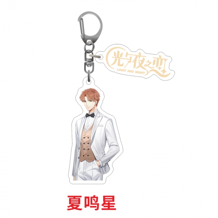 Light and Night Animation peripheral 2 pendant keychain pendant decoration  price for 5 pcs