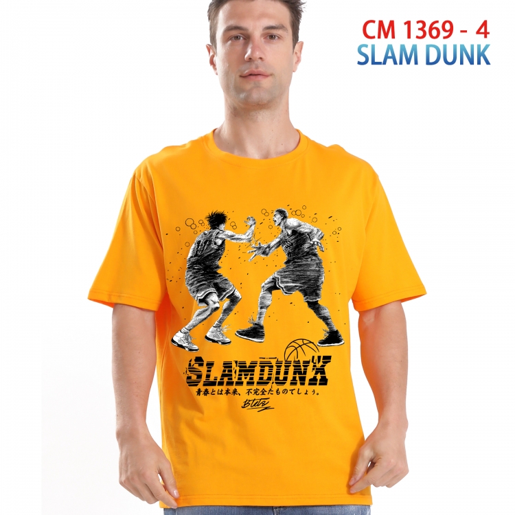 Slam Dunk Printed short-sleeved cotton T-shirt from S to 4XL  1369 4