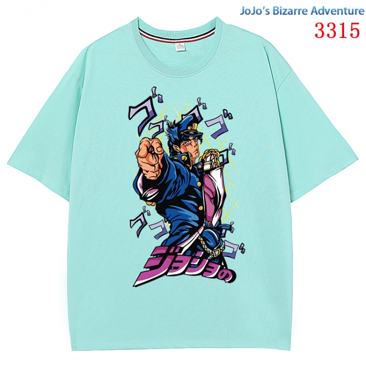 JoJos Bizarre Adventure Anime Surrounding New Pure Cotton T-shirt from S to 4XL CMY-3315-4