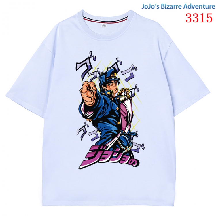JoJos Bizarre Adventure Anime Surrounding New Pure Cotton T-shirt from S to 4XL CMY-3315-1