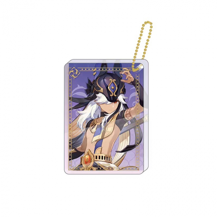 Genshin Impact Game peripheral keychain pendant price for 5 pcs