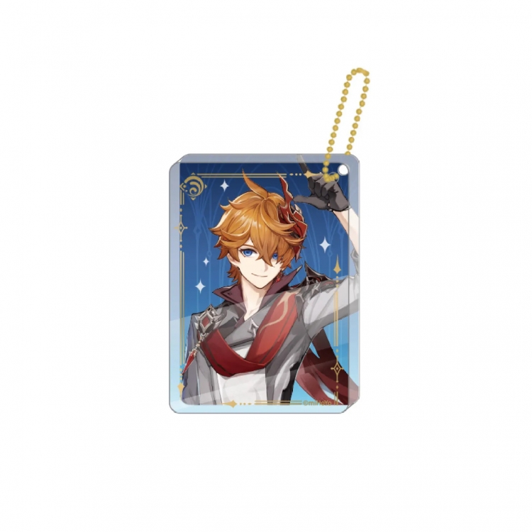 Genshin Impact Game peripheral keychain pendant price for 5 pcs