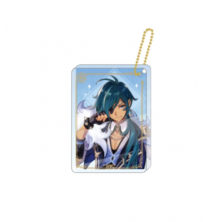 Genshin Impact Game peripheral keychain pendant price for 5 pcs