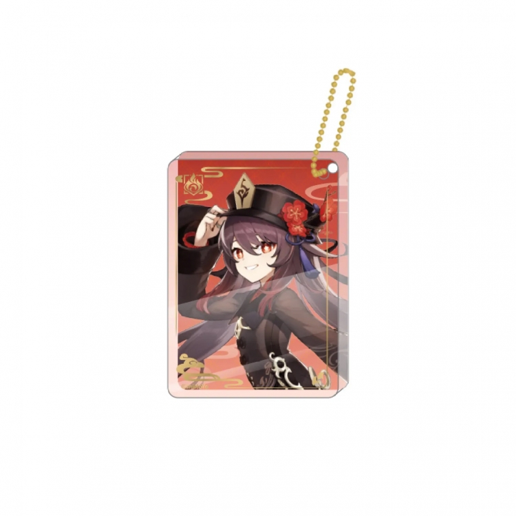 Genshin Impact Game peripheral keychain pendant price for 5 pcs