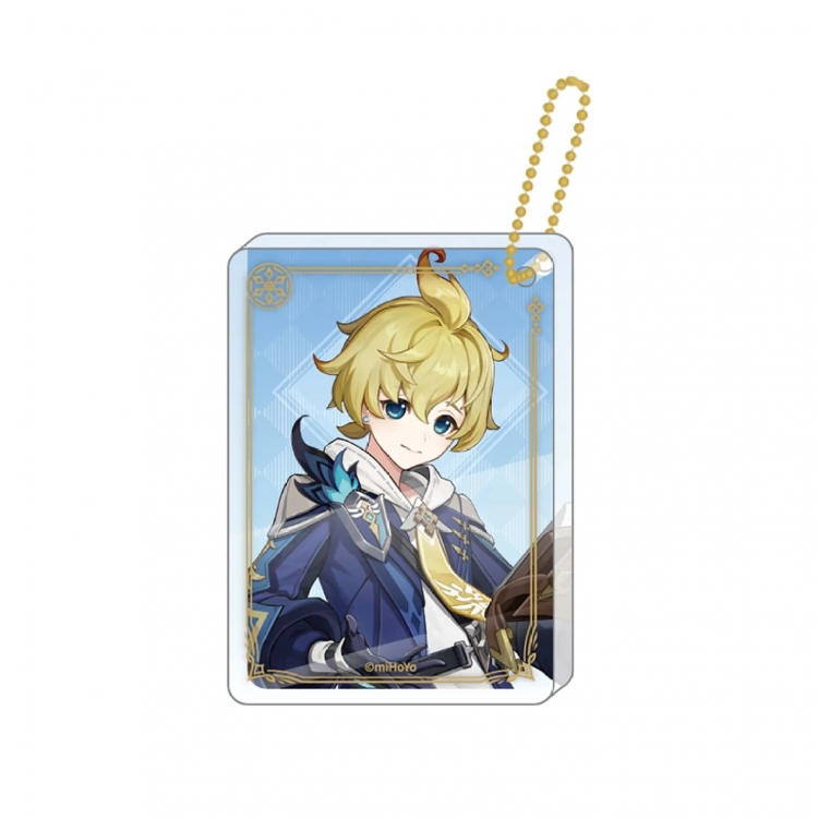 Genshin Impact Game peripheral keychain pendant price for 5 pcs