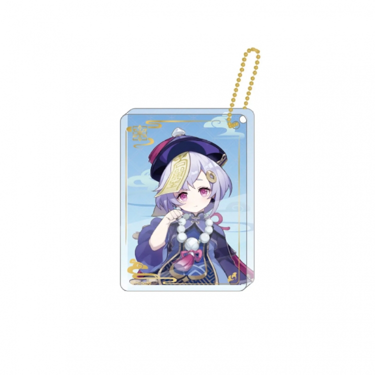 Genshin Impact Game peripheral keychain pendant price for 5 pcs
