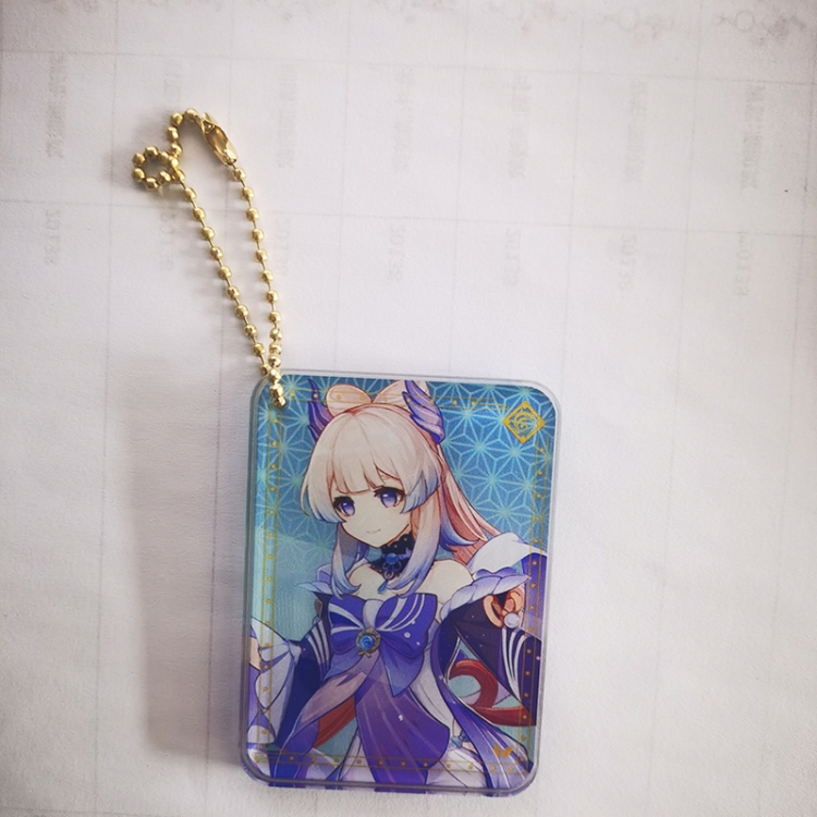 Genshin Impact Game peripheral keychain pendant price for 5 pcs