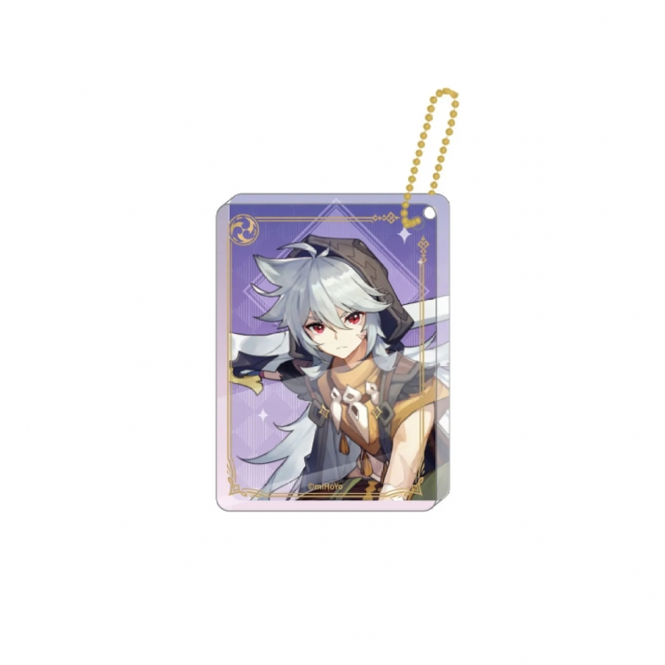 Genshin Impact Game peripheral keychain pendant price for 5 pcs