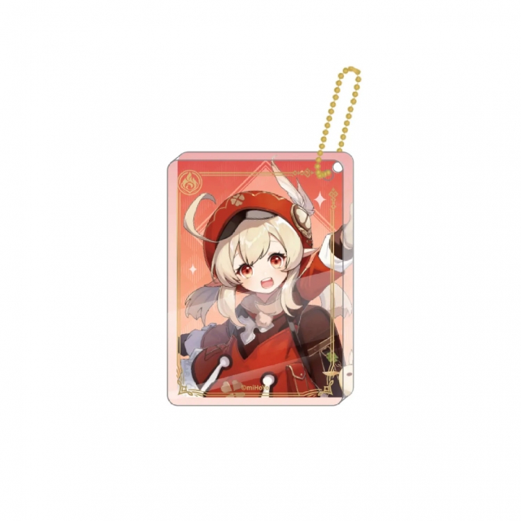 Genshin Impact Game peripheral keychain pendant price for 5 pcs