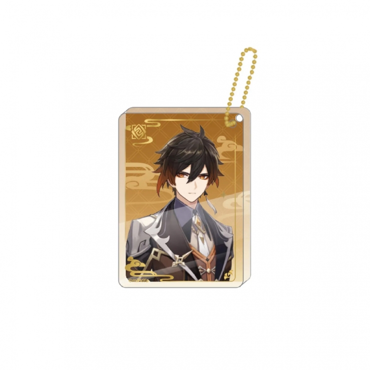 Genshin Impact Game peripheral keychain pendant price for 5 pcs