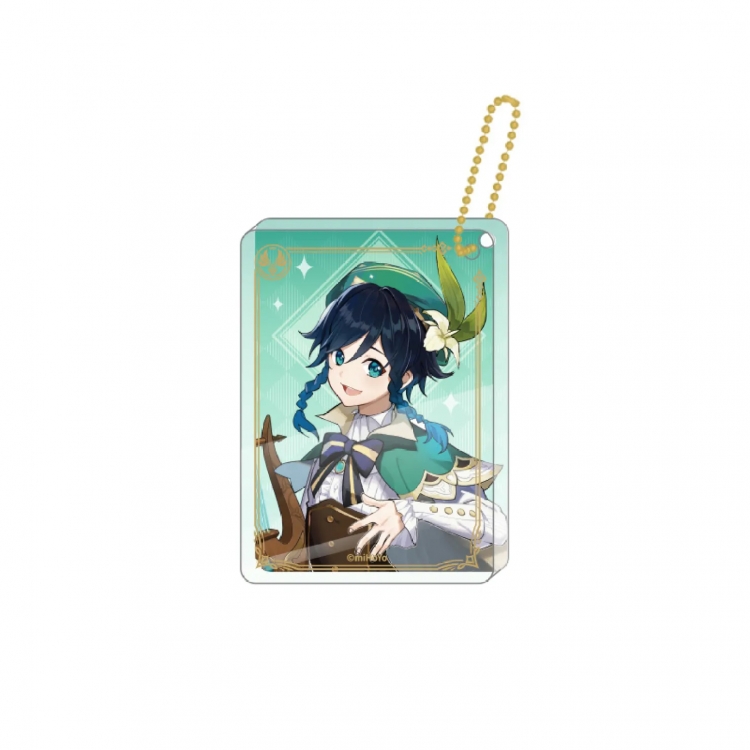 Genshin Impact Game peripheral keychain pendant price for 5 pcs