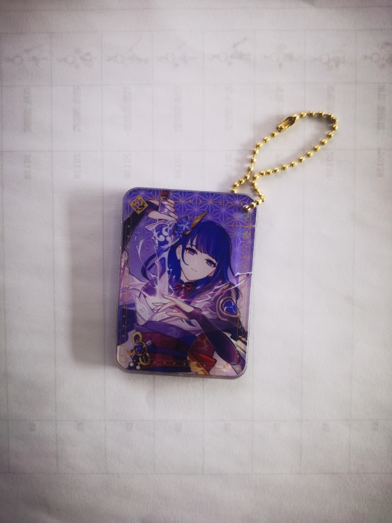 Genshin Impact Game peripheral keychain pendant price for 5 pcs