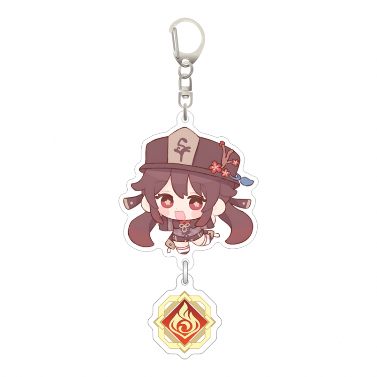 Genshin Impact Pendant game peripheral keychain pendant price for 5 pcs